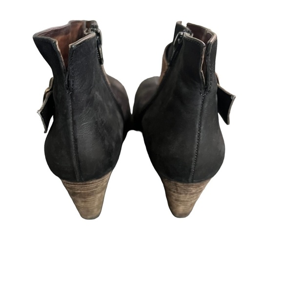 Paul Green Munchen Womens Black Brown Leather Booties US 7.5 - Picture 3 of 7